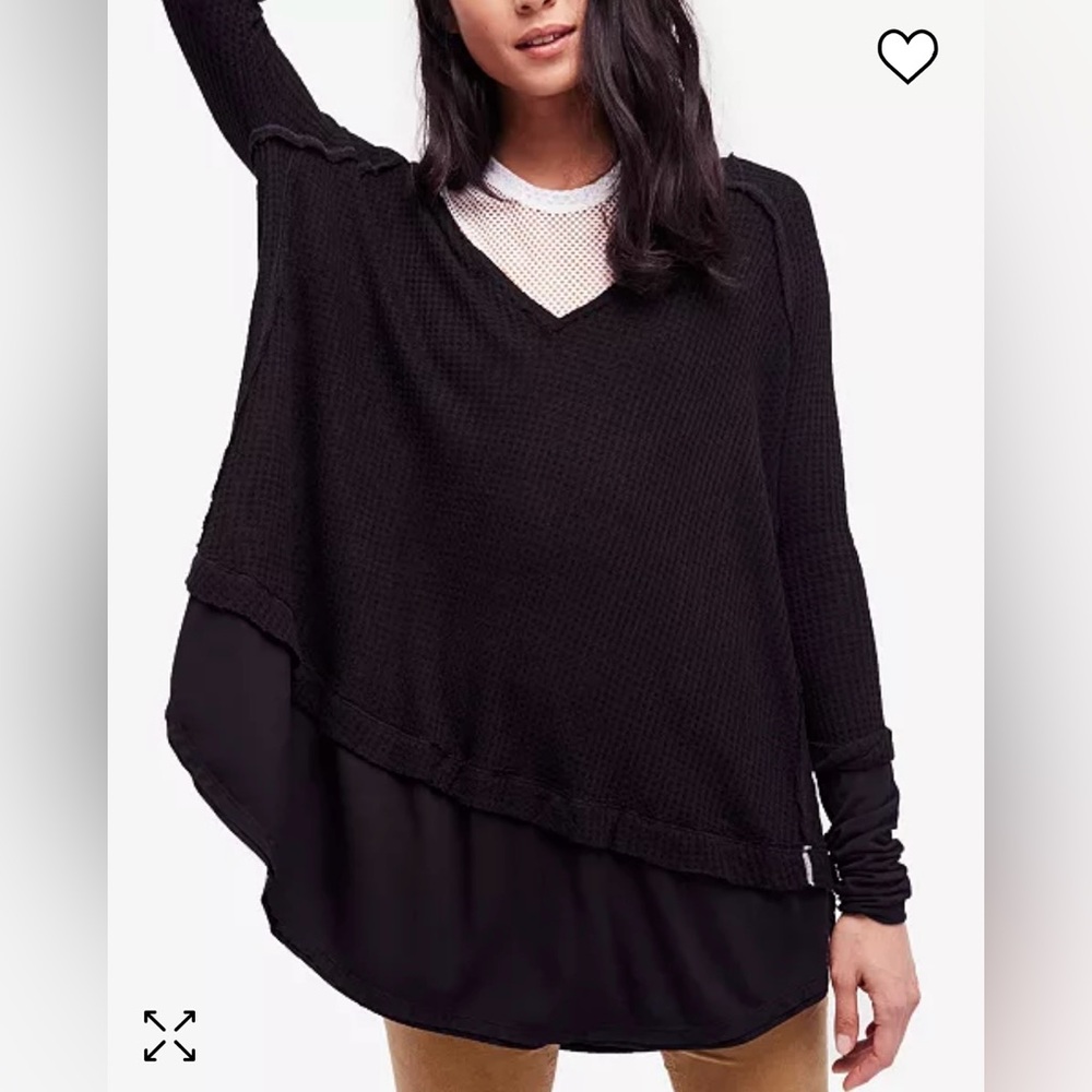 NWT | Free People | Laguna Layered-Look Top | Size Small